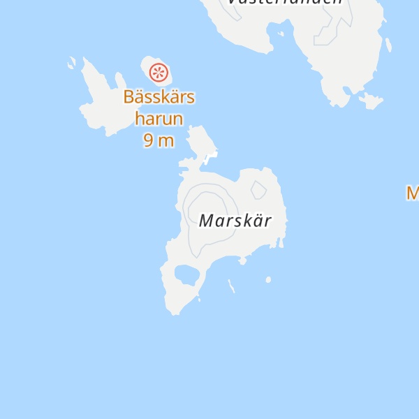 Map of Marskärs berget