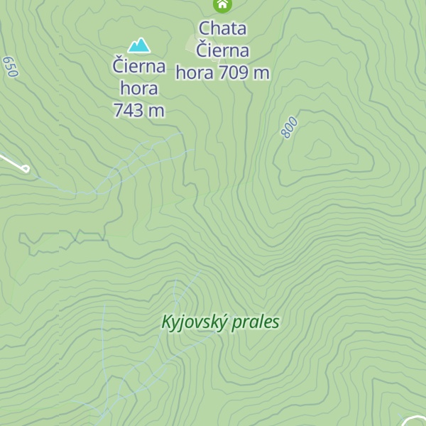 Map of Partizánska zemľanka
