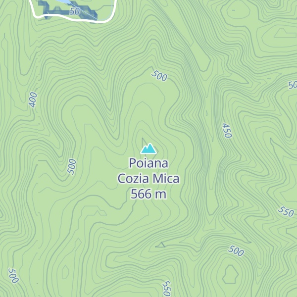 Map of Poiana Cozia Mica
