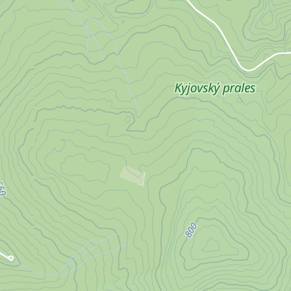 Map of Chata Čierna hora