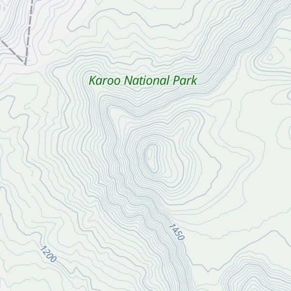 Map of Korannasfonteinberg