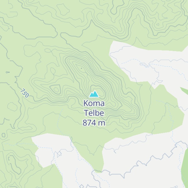 Map of Koma Telbe