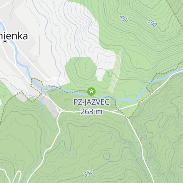Map of PZ-JAZVEC