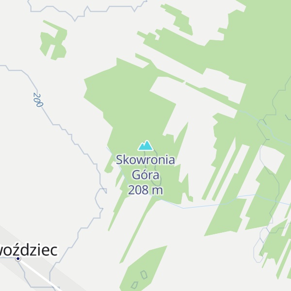 Map of Skowronia Góra