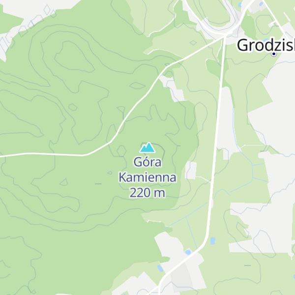Map of Góra Kamienna