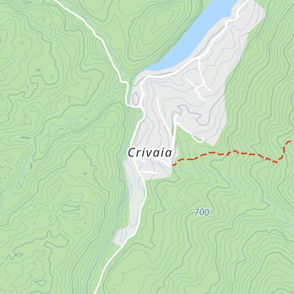 Map of Cabana Militara Crivaia
