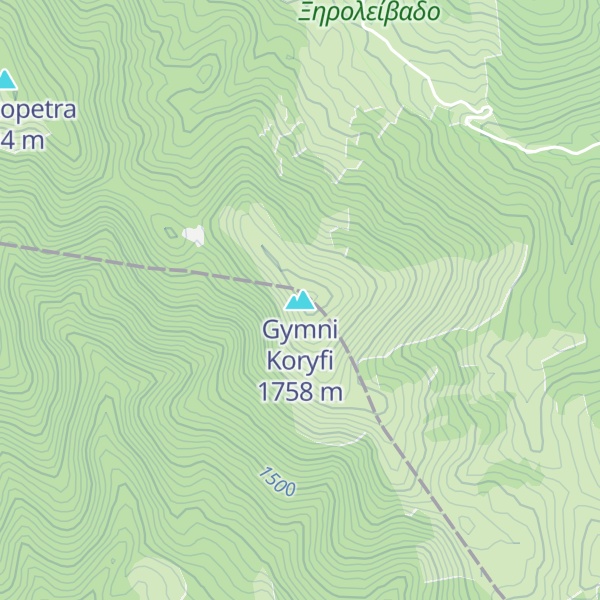 Map of Gymni Koryfi