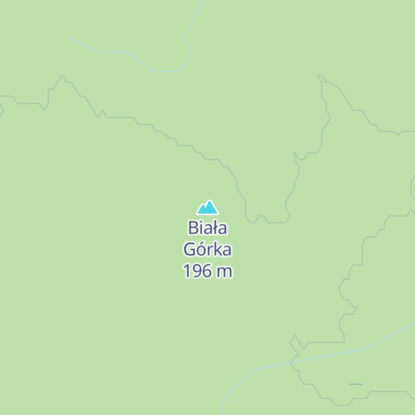 Map of Biała Górka