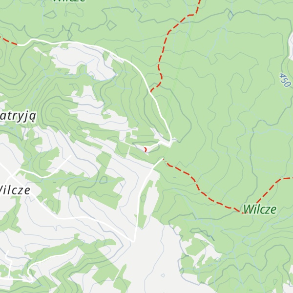 Map of Wilcze
