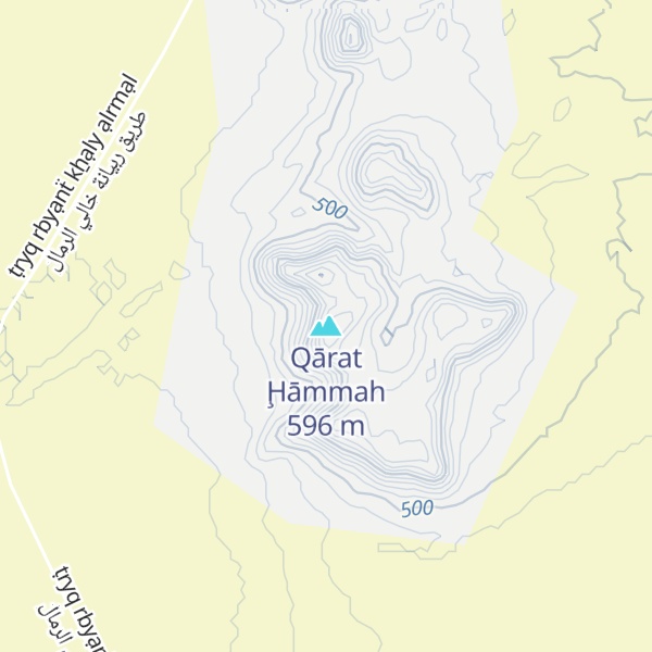 Map of Qārat Ḩāmmah