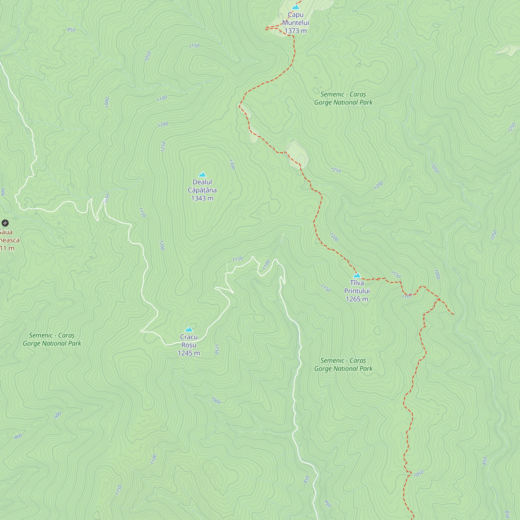 Canton hidro‑energetic Coșava ‑ Izvoarele Nerei map