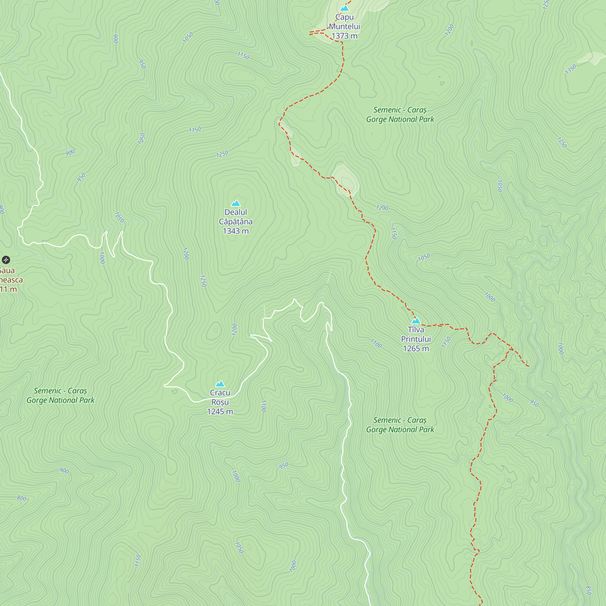 Canton hidro‑energetic Coșava ‑ Izvoarele Nerei map