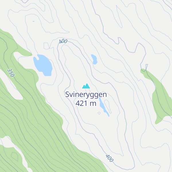 Map of Svineryggen