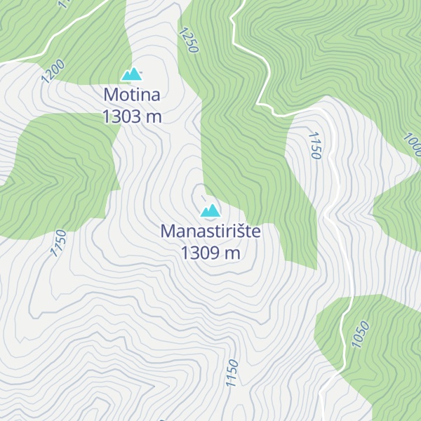 Map of Manastirište