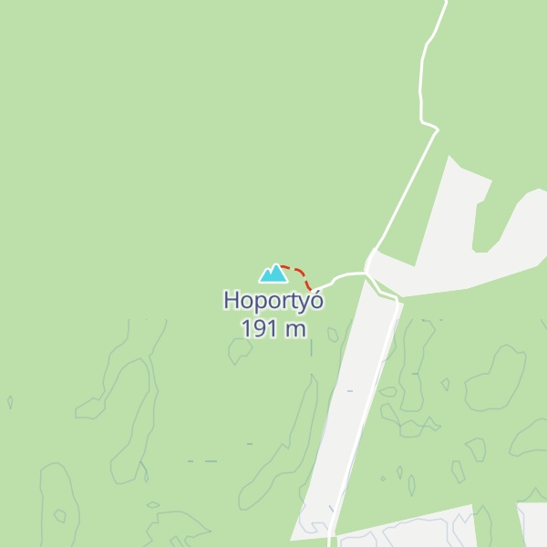 Map of Hoportyó