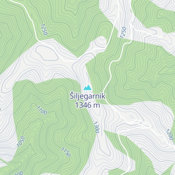 Map of Šiljegarnik