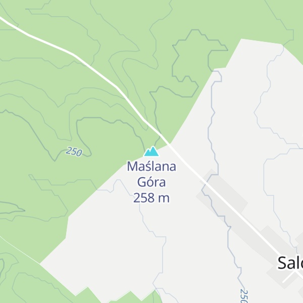 Map of Maślana Góra