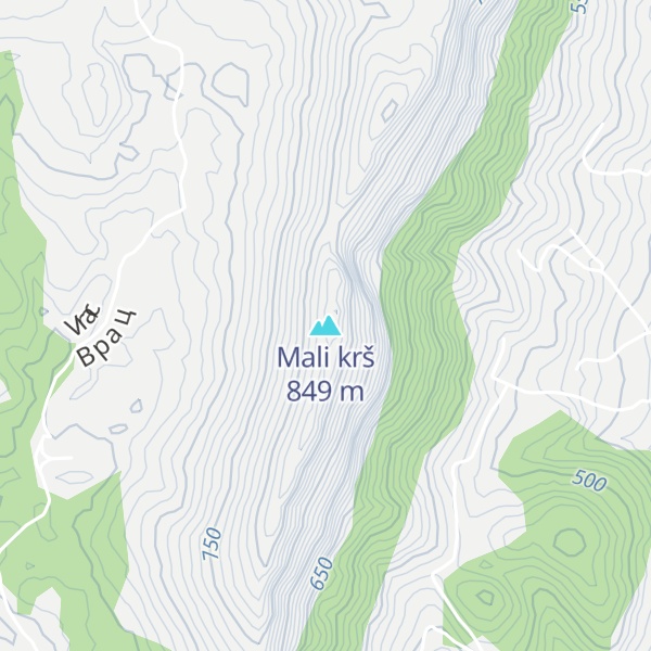 Map of Mali krš