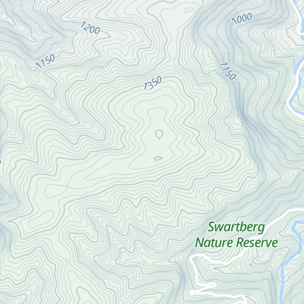 Map of Voetpadsberg