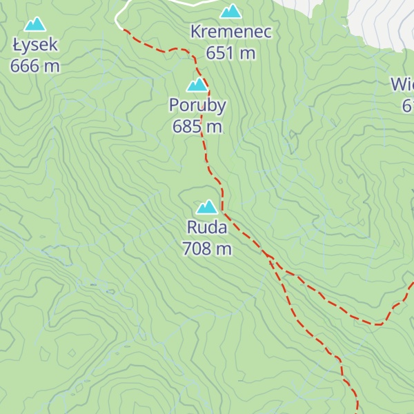 Map of Ruda