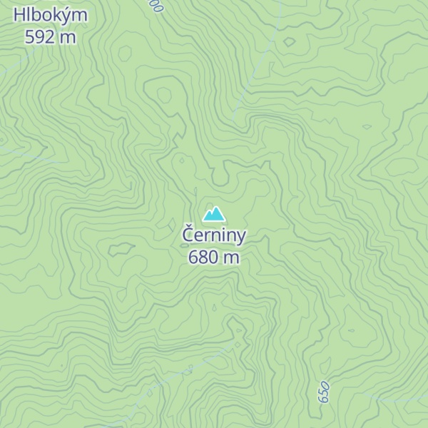 Map of Černiny