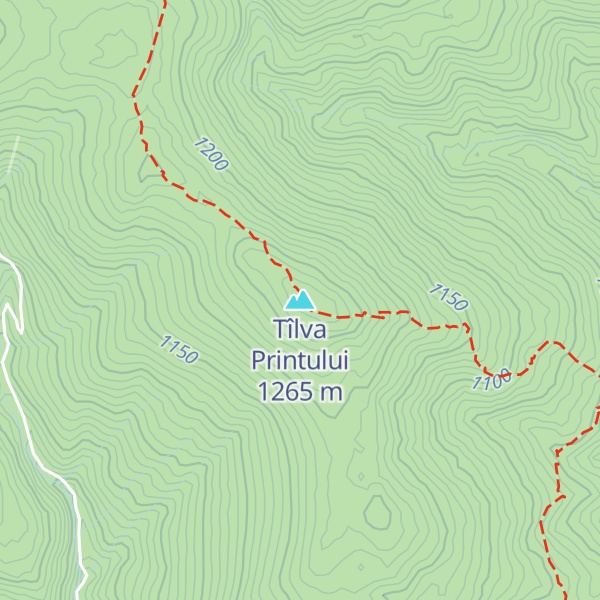 Map of Tîlva Printului