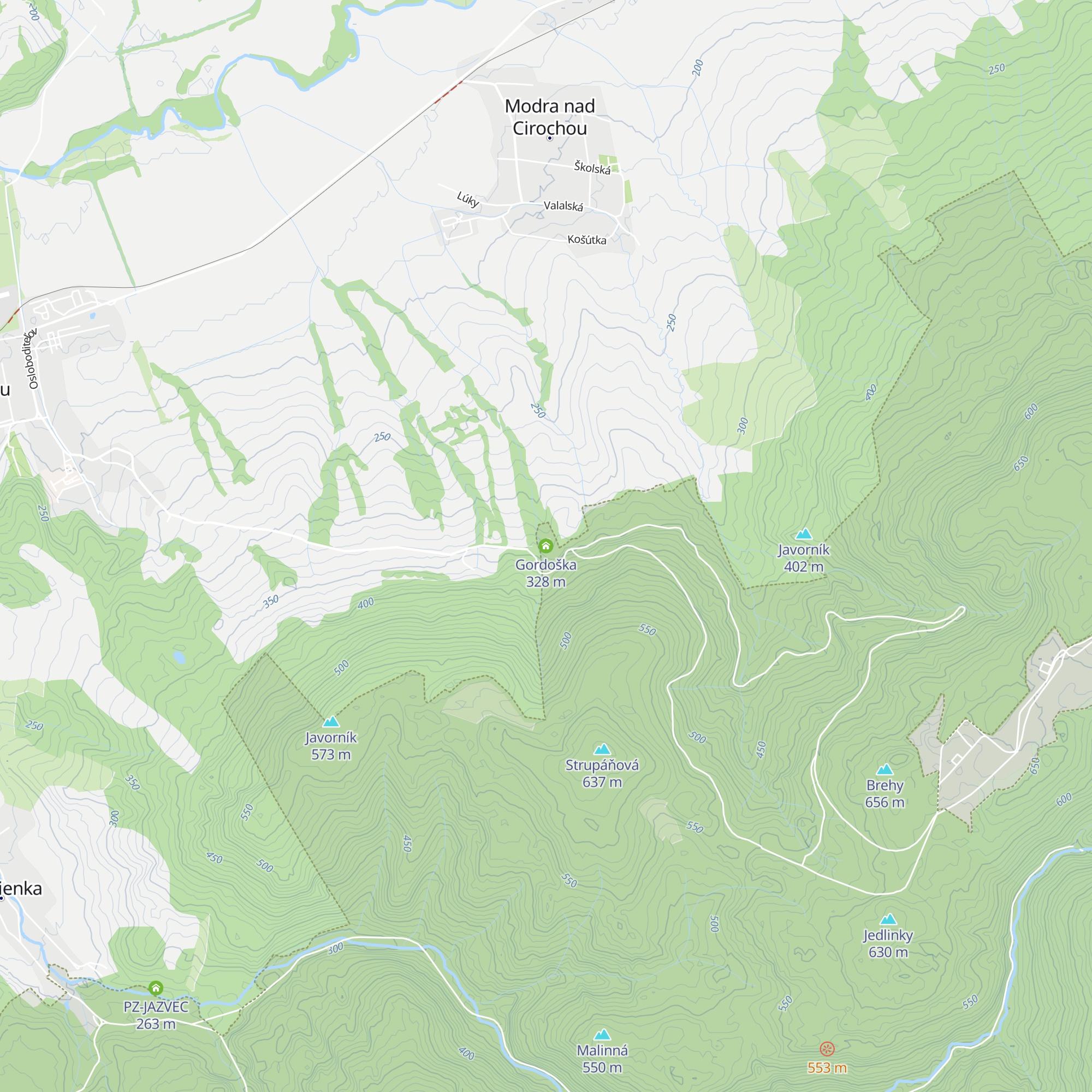Gordoška map