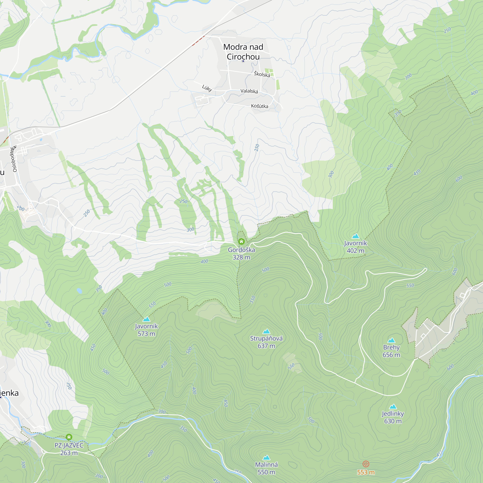 Gordoška map