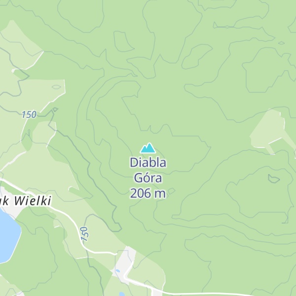 Map of Diabla Góra