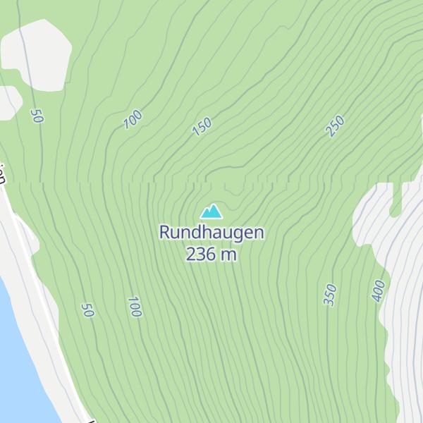 Map of Rundhaugen