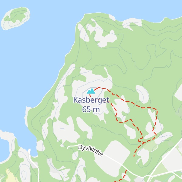 Map of Kasberget
