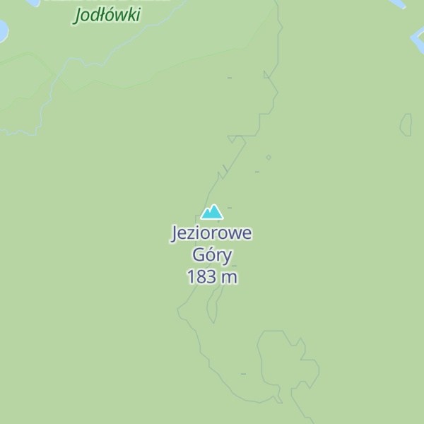 Map of Jeziorowe Góry
