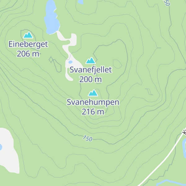 Map of Svanehumpen