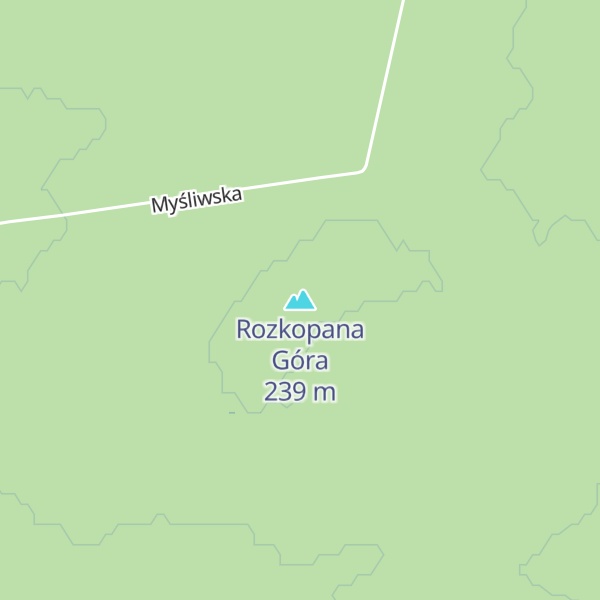 Map of Rozkopana Góra