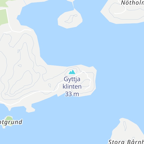 Map of Gyttja klinten