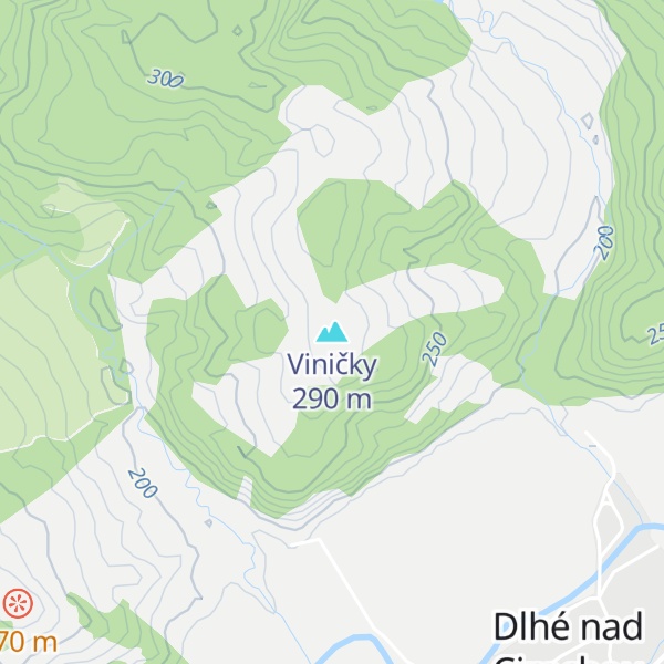 Map of Viničky