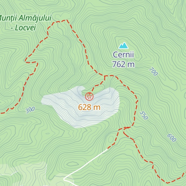 Map of Trescovăț