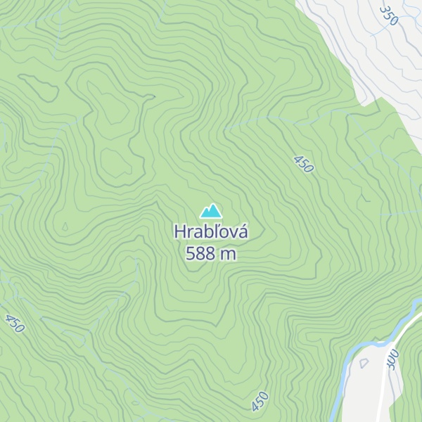 Map of Hrabľová
