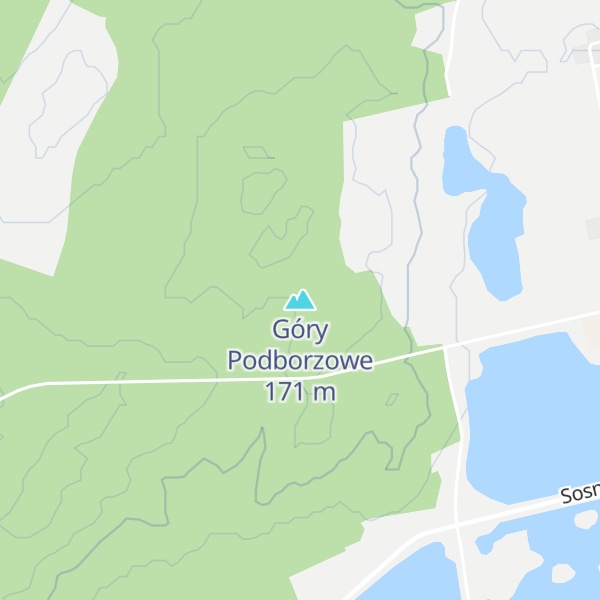 Map of Góry Podborzowe