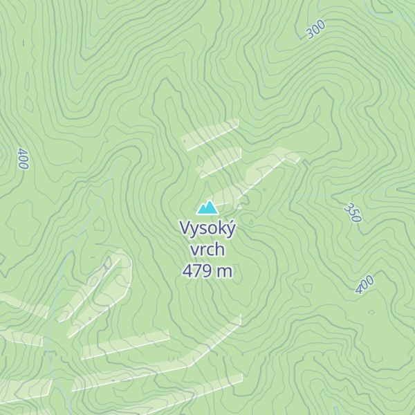 Map of Vysoký vrch