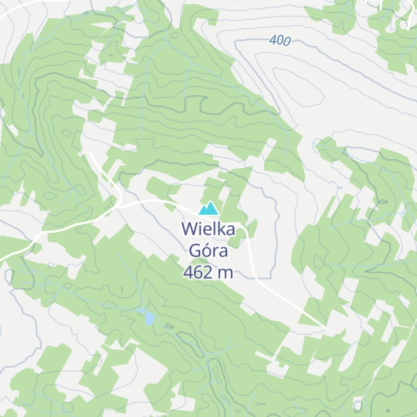 Map of Wielka Góra
