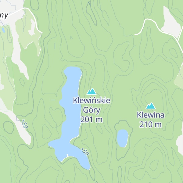 Map of Klewińskie Góry