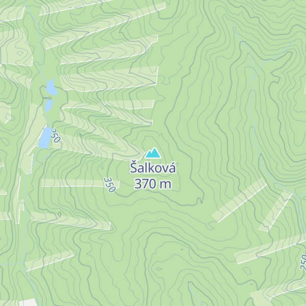 Map of Šalková