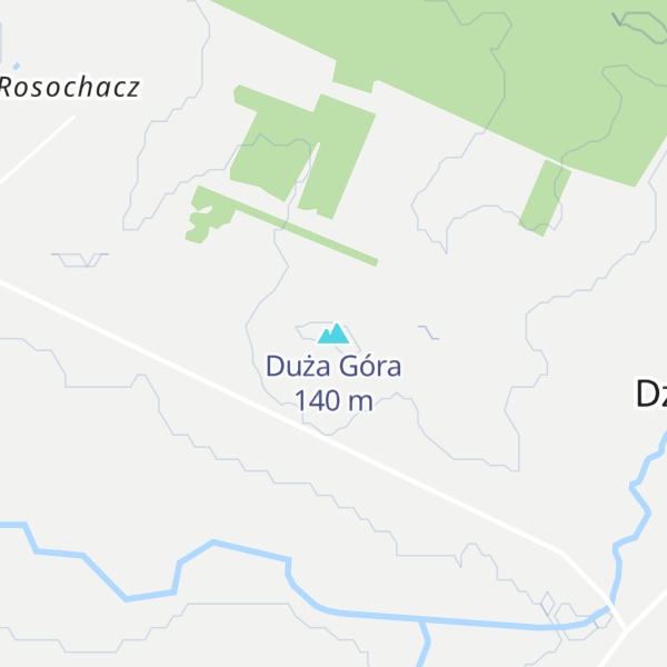 Map of Duża Góra