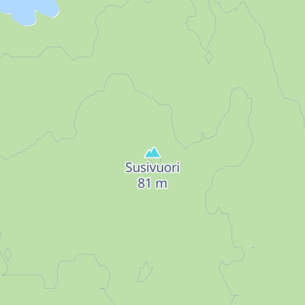 Map of Susivuori