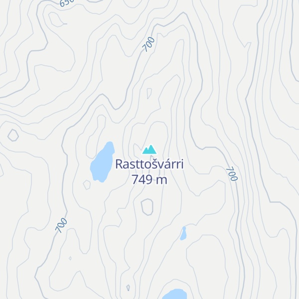 Map of Rasttošvárri