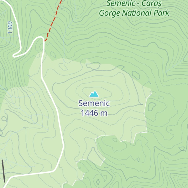 Map of Semenic