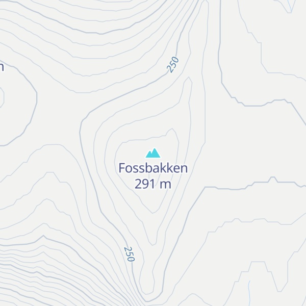 Map of Fossbakken