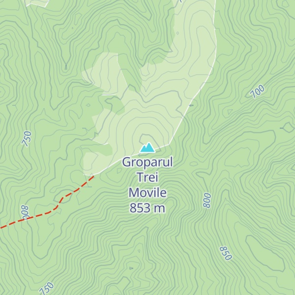 Map of Groparul Trei Movile