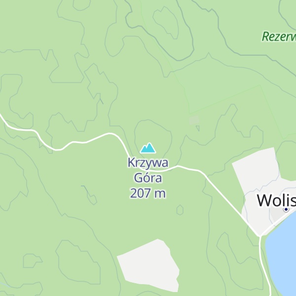 Map of Krzywa Góra